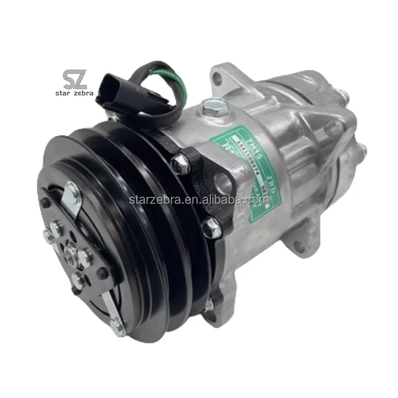 EC 210 Excavator Spare Parts 24V Air Conditioning Compressor for Building Material Shops Benefit