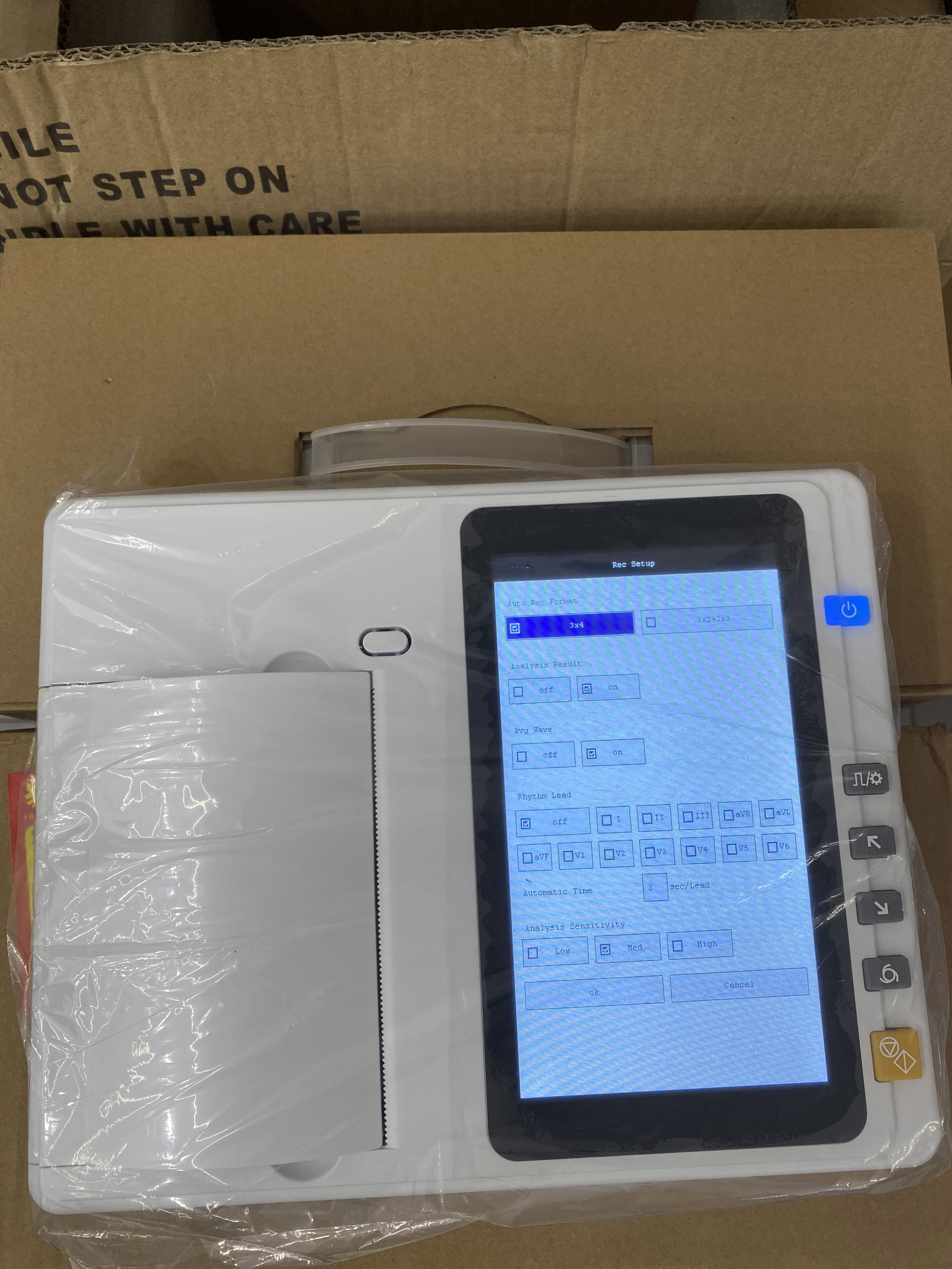 USB Data Transfer LCD Display Veterinary Monitoring Equipment For Medical Instruments