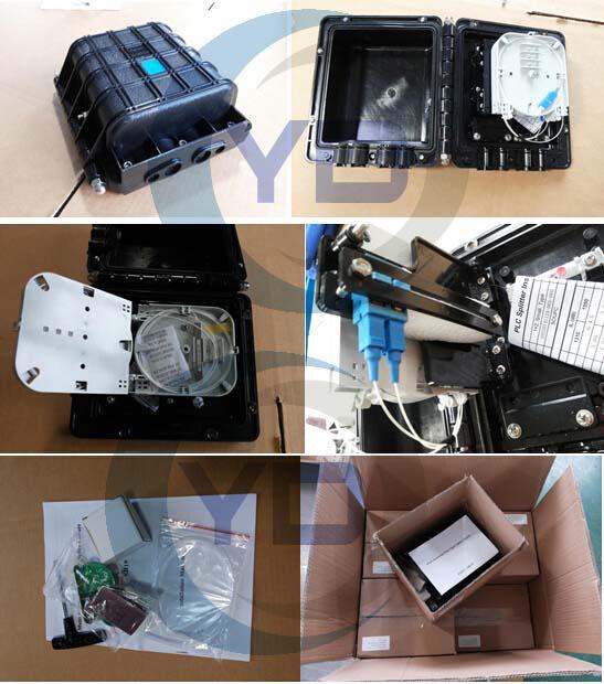 12 Core Inline Horizontal Fiber Optic Splice Box For FTTH / Fiber Splice Closures