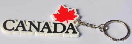 Cute Logo Printed Custom soft PVC Rubber Keychains For Kids , Eco Friendly