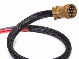 PEEK Monofilament Expandable Braided Sleeving High Temperature Resistant Golden