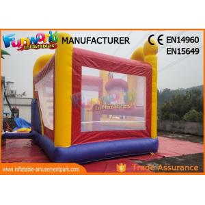 Pvc Inflatable Bouncer Slide / Kids Jumping Castle With Slide