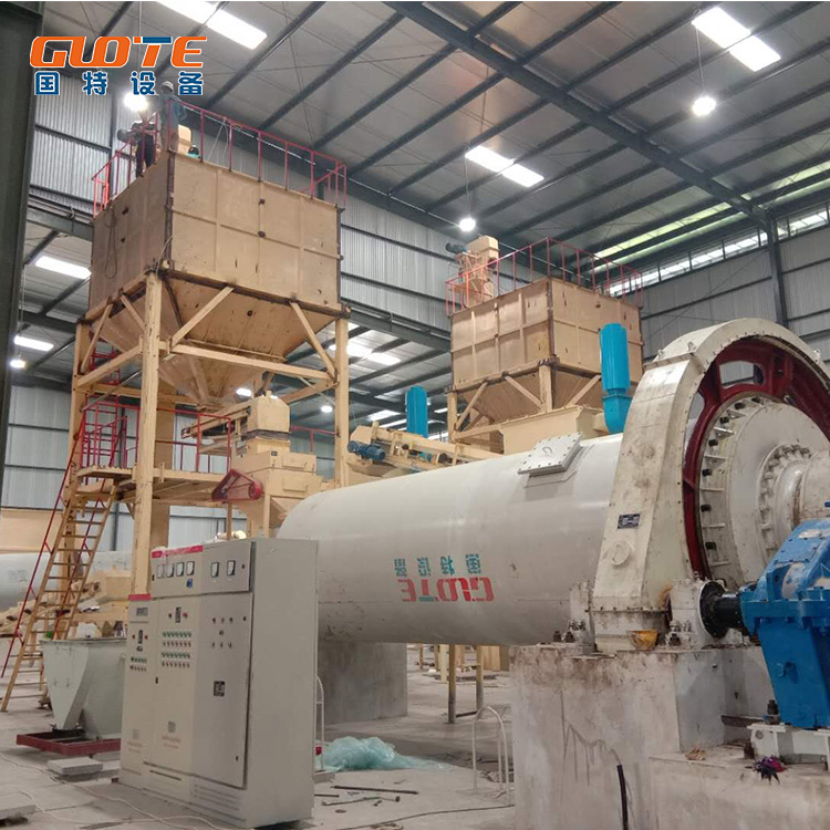 Motor Core Components Energy-Saving Gypsum Powder Ceramic Ball Mill With Air Classifier