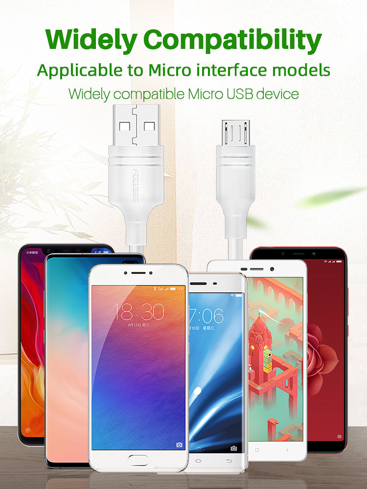 OEM Micro USB 2.0 Fast Charging Cable 2m Micro USB Charging Cable