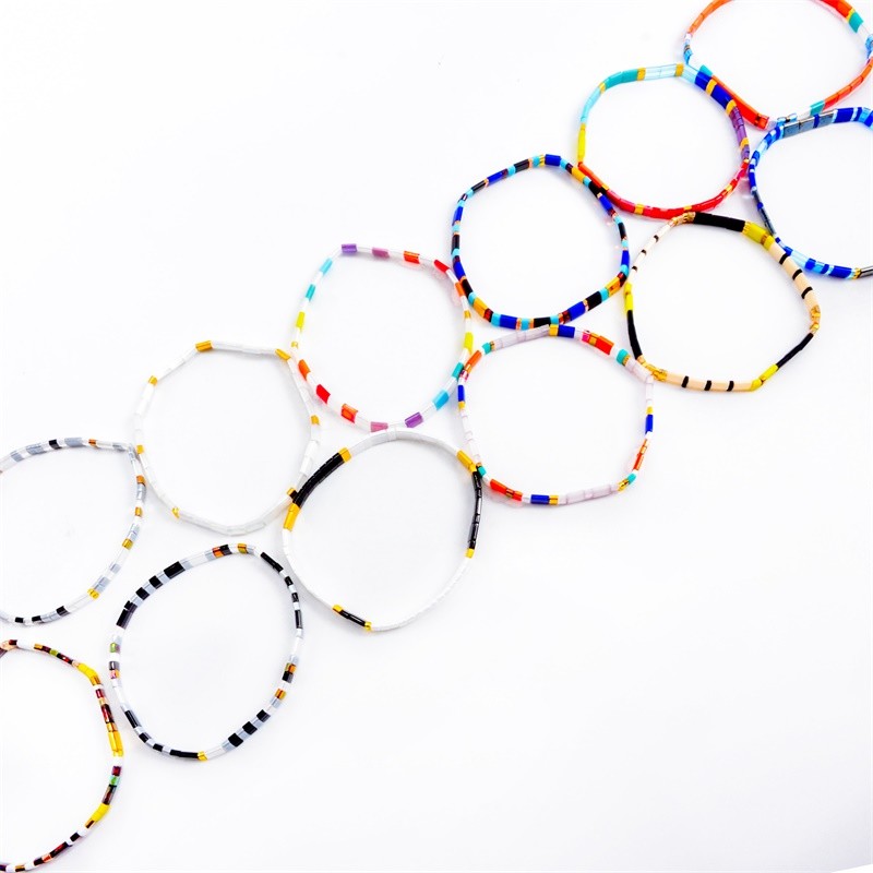 6-8 Inch Miyuki Tila Bead Bracelet Summer Fashion For Women