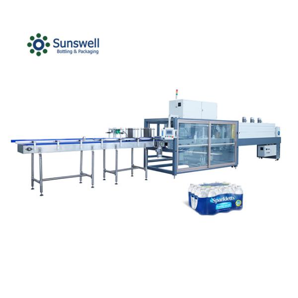High Speed Energy Drink PET Bottle Film Shrink Wrapping Machine Packing Bottled