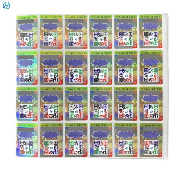 OEM Factory Security Seal Stickers Anti Counterfeiting Label For Tax Stamp