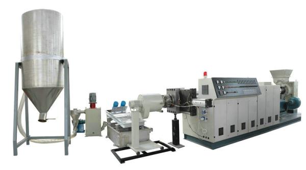 PP / PE Recycled Film Granule Single Screw Extruder , LDPE / HDPE Pellet