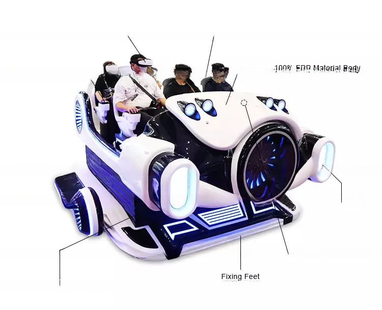 Big Eye Virtual Reality VR Pod 9D Cinema Game Machine with 6Dof Motion Electric Platform