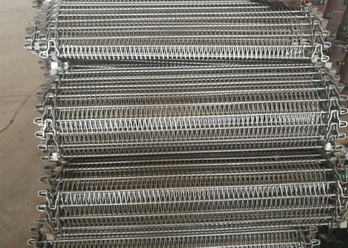 Food Freezing Stainless Steel Wire Mesh Conveyor Belt Good Conveying Function