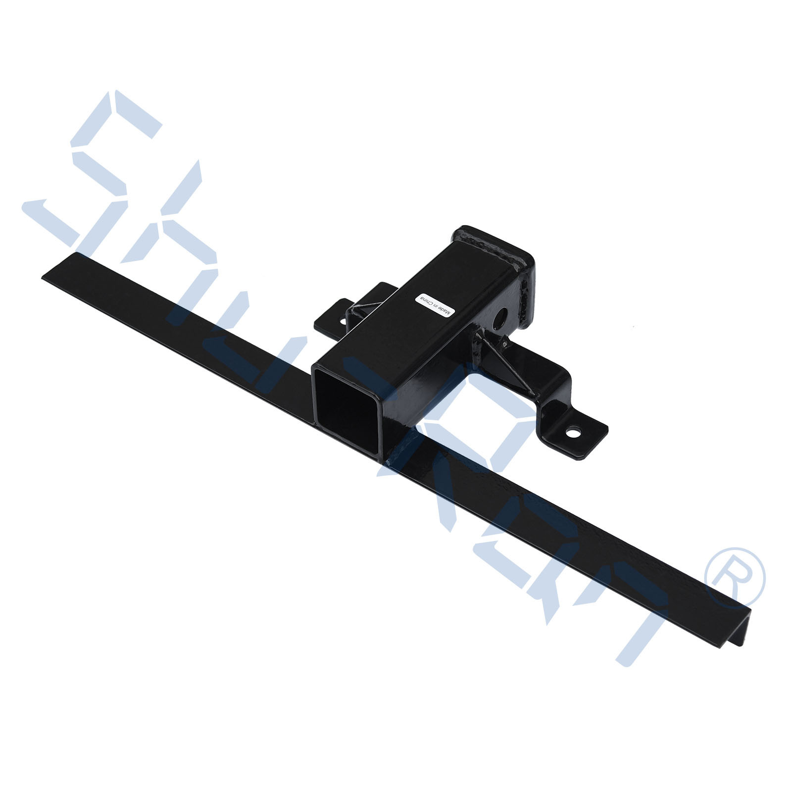 Black Steel Club Car Trailer Hitch DS 1982-Up Heavy Duty Golf Cart Receiver Hitch