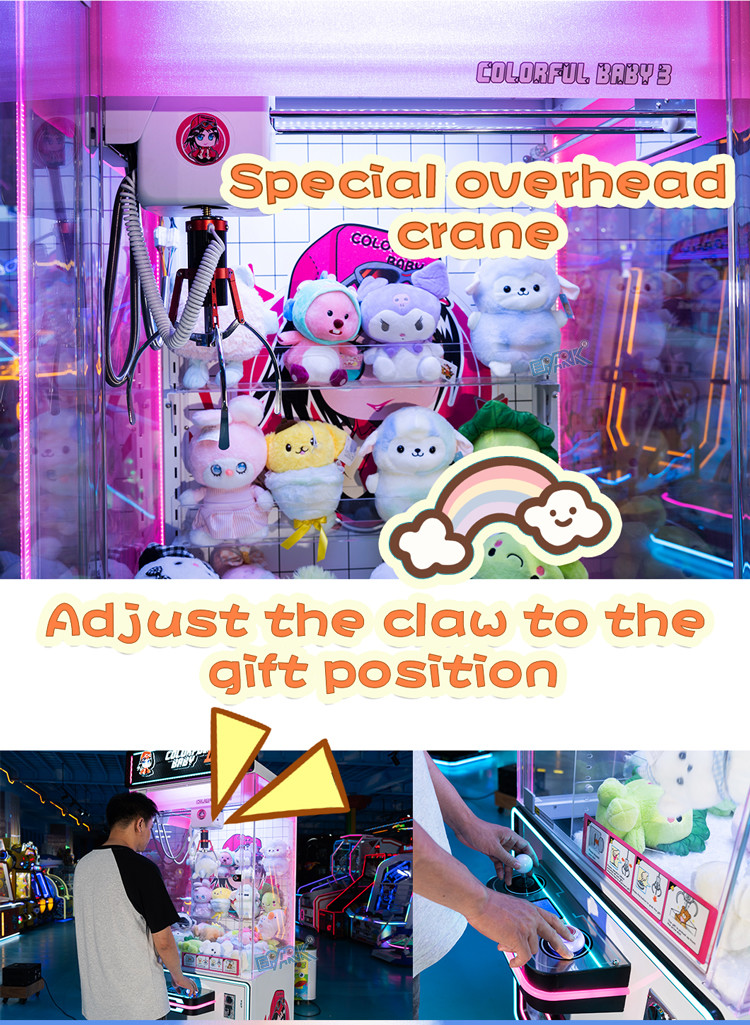 Small Toys Mini Doll Machine Amusement Park Game Center Coin-operated Claw Machine