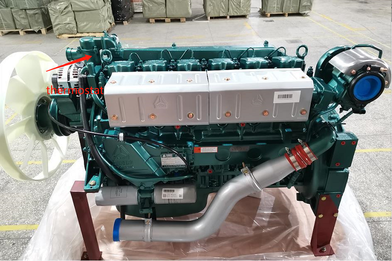 Truck Engine Spare Parts Thermostat for WEICHAI HOWO SHACMAN SINOTRUK HOWO SITRAK C7H X3000 X5000 LGMG Replace/Repair
