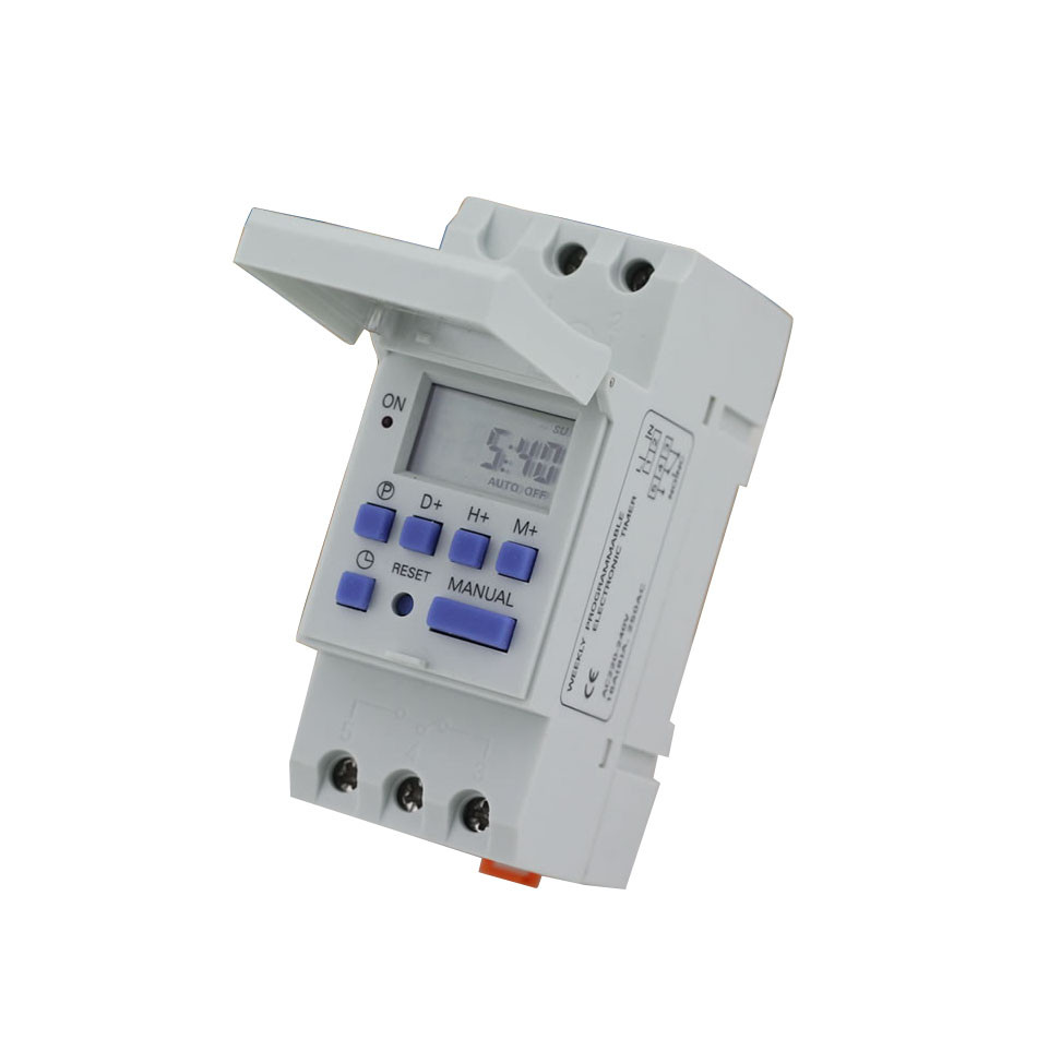  THC15A anti-fire white weekly programmable timer switch time relay Manufactures