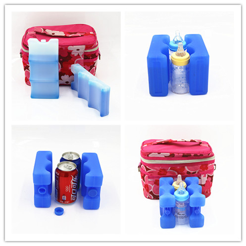 FDA Approved Nontoxic Cute Ice Packs Food Use Plastic Ice Block Pack For Children