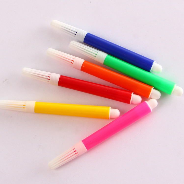 Watercolor Art Marker Pen Set for Kids Children 6PC Professional Deluxe Drawing Tools