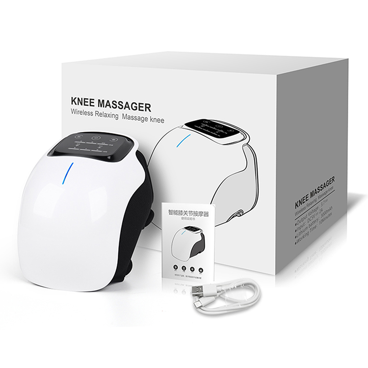 Led Touch Screen Brace Wrap Multi-functional Electric Joint Pain Relief Vibration Heated Knee Massager