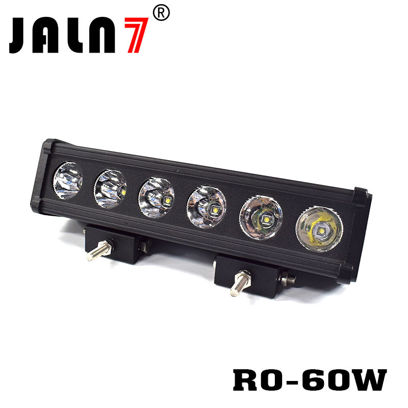 LED Light Bar JALN7 60W CREE Spot Flood Combo LED Driving Lamp Super Bright Off Road Lights LED Work Light Boat Jeep