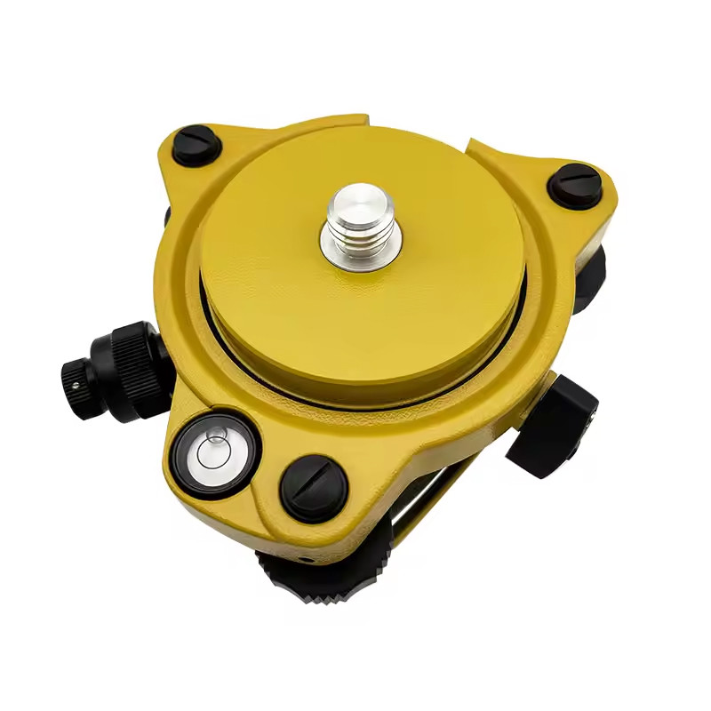 Yellow Tribrach with Optical Plummet Fixed Adapter with 5/8X11 Thread for Total Station GNSS TRIMBLE Whole Set