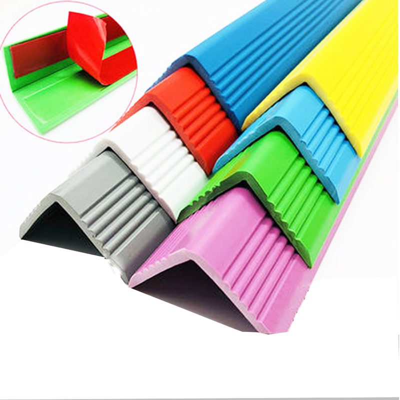 Customize Size Yellow Silicone Rubber Sealing Strip For L Shaped Edge Wrapped Glass Door