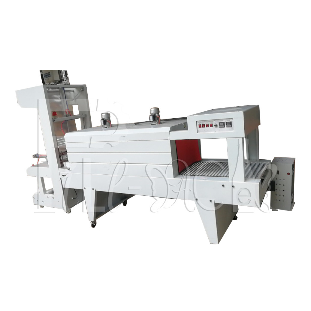 PE Film Heat Tunnel Bottle Wrapping Packing Machine 5pcs/Min