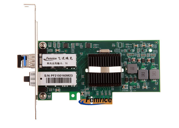 Femrice 1000Mbps Gigabit Ethernet Unidirectional Transmission Server Adapter Intel 82571EB Network Interface Controller