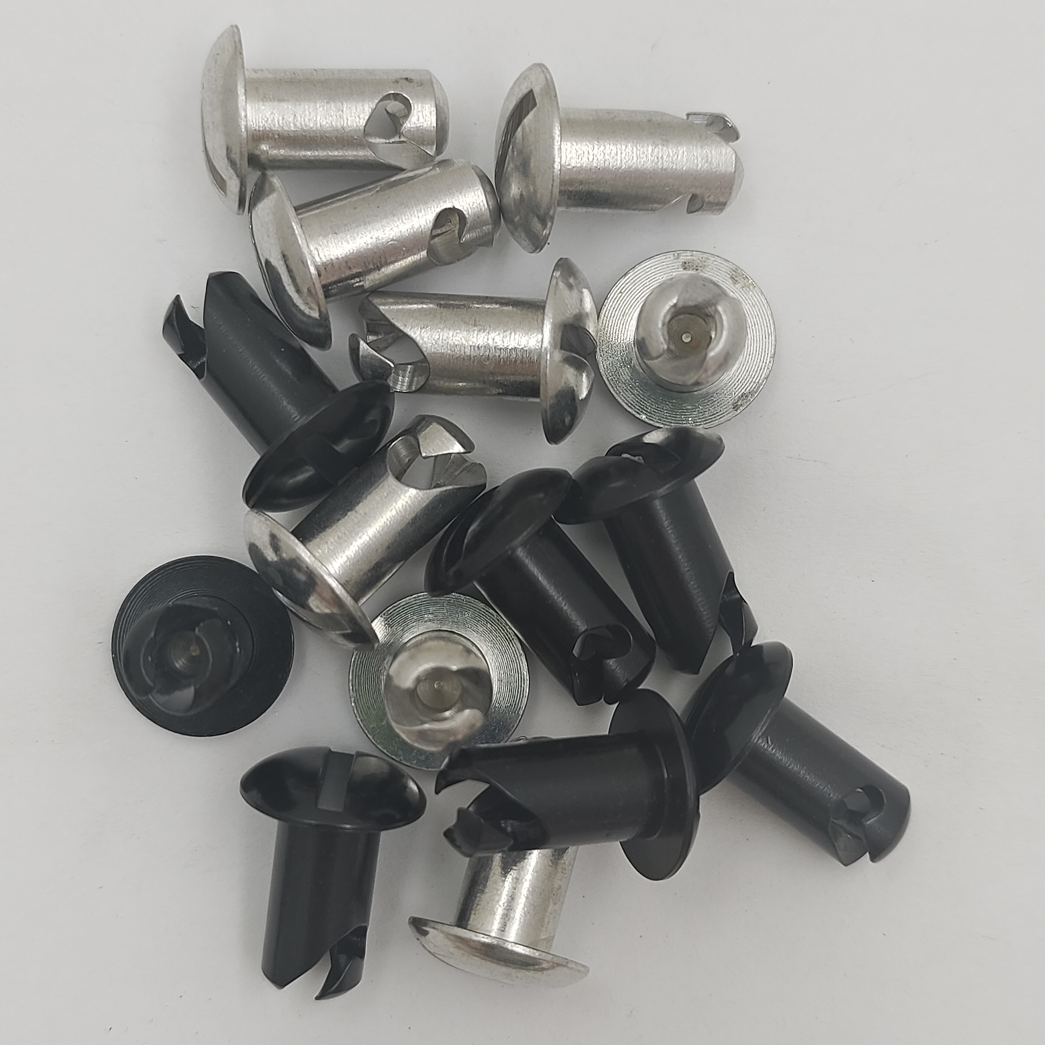 Replace/Repair Purpose Universal 7/16" *.600 Dzus Button Silver Aluminum Fasteners for Modified Cars and Sprint Cars