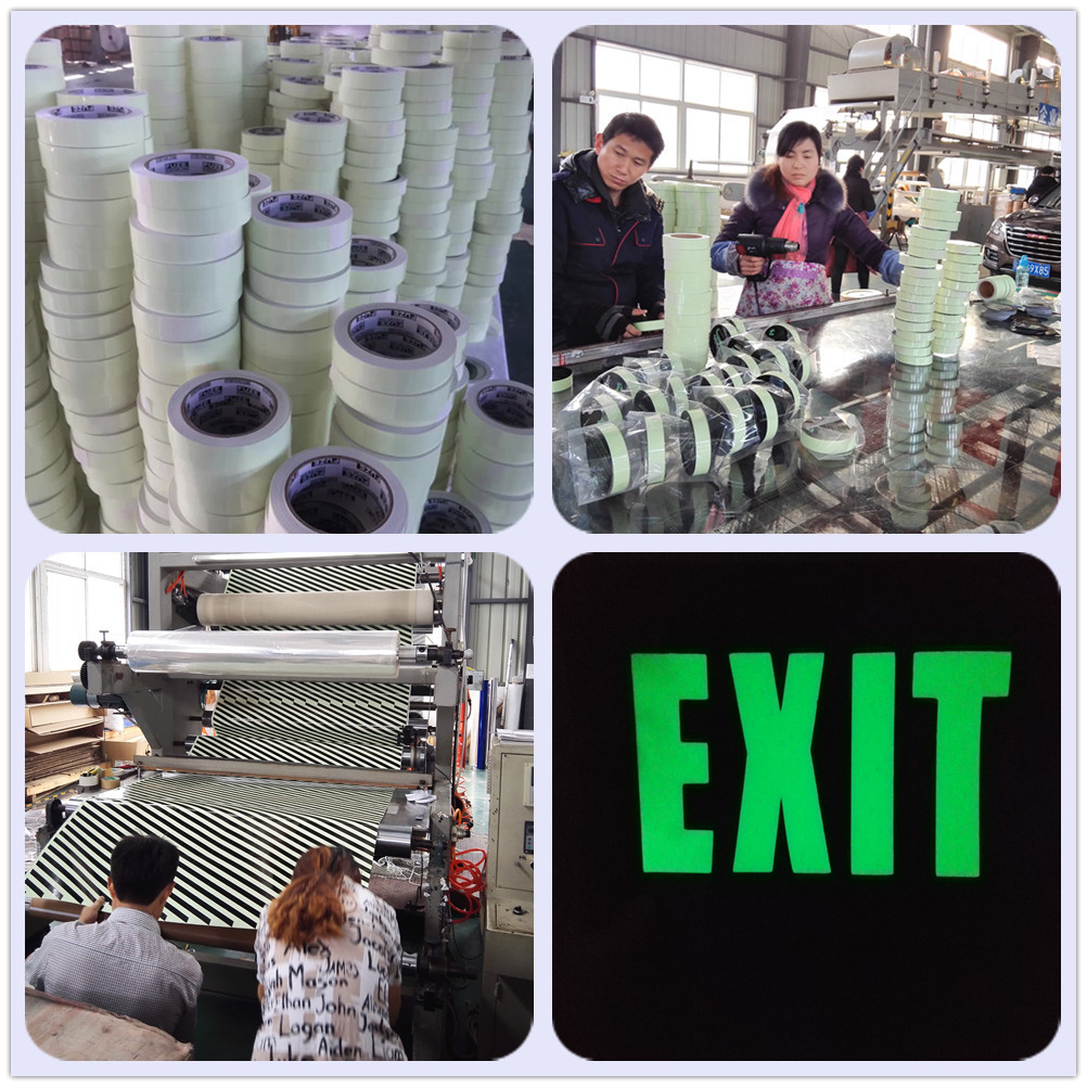 Glow In The Dark Tape Outdoor Safety Self-adhesive Material Night Glow Adhesive Tape Luminous Tape