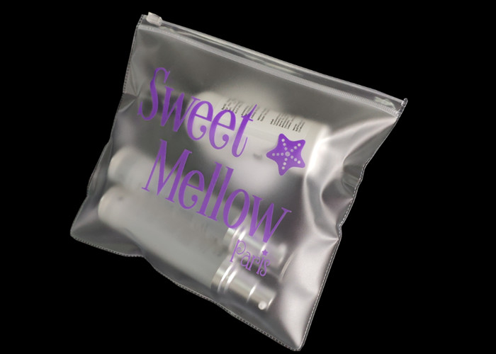 8.5 * 8 .5 Inches Clear Custom Shopping Bags For Make Up Hair Products