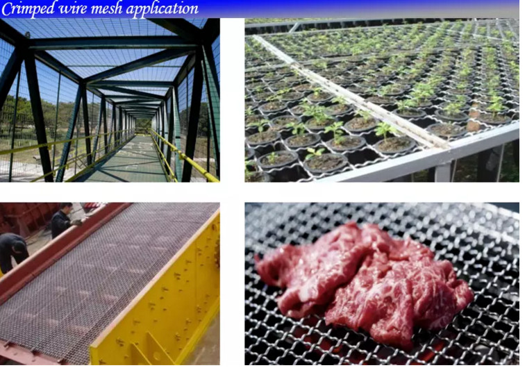 Customized Crimped Wire Mesh For Mining , Durable Stainless Woven Wire Mesh
