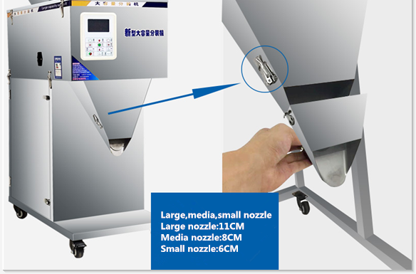 Multifunction Tea Weighing Machine For Small Sachet Spice Nuts Grain