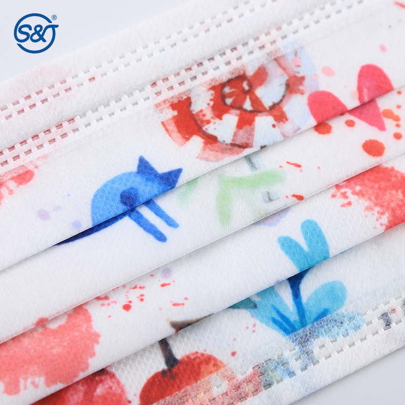 Printed Face Mask Medical Face Disposable Mask 3 ply Medical Face Mask Anti Dust