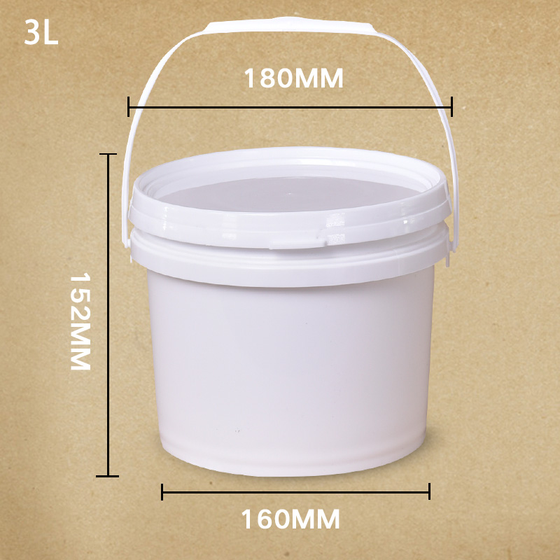 UMETASS 3 Liters Plastic Pail Container With Handle And Lid The Perfect Paint Partner