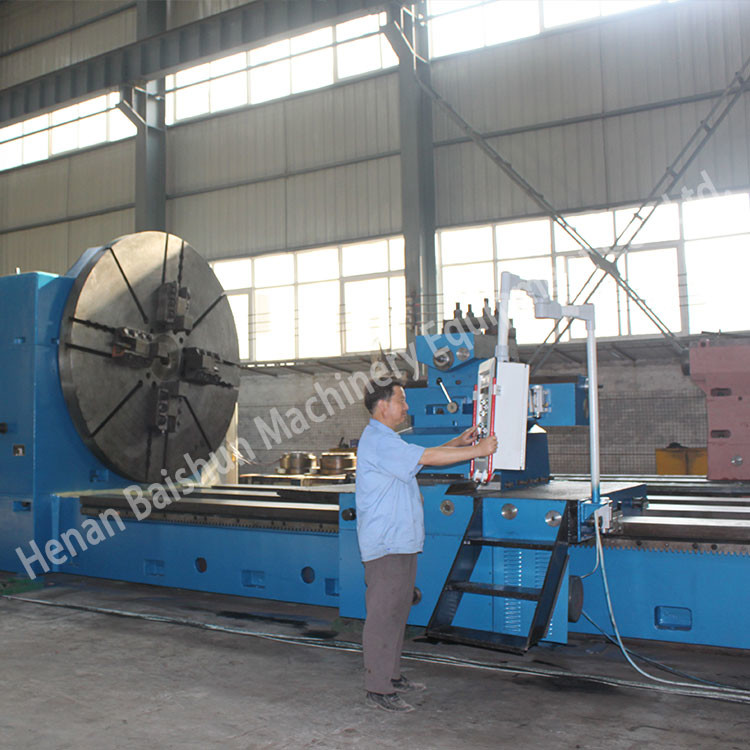 High Precision Large Spindle Horizontal Lathe Heavy Duty Metal Turning Roller Machine