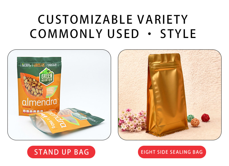 Premium Matte Stand-Up Bags With Partial Display Window – Custom Sizes, Zipper Seal, Food-Grade For Dried Fruits & Nuts