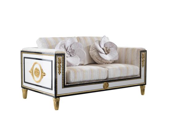 Spanish Style Wooden Design Royal Furniture fabric Upholstery latest modern