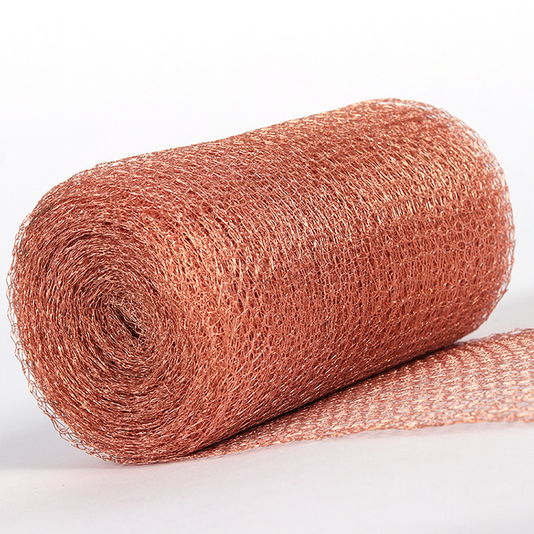 Pure Copper Mesh Rat Rolls Antimicrobial Pest Control Screening 100mm 0.17mm Diameter 3m 15.2m Length