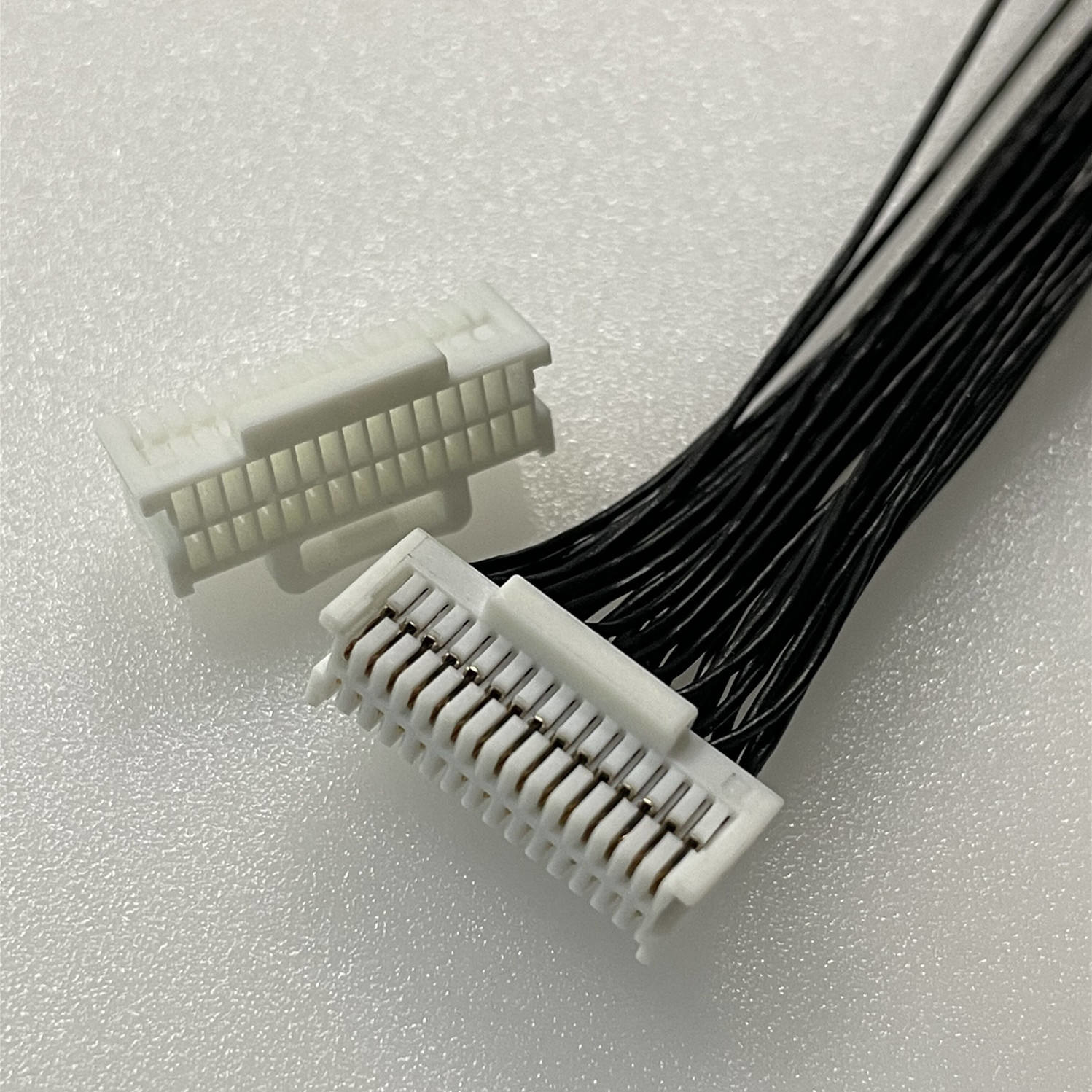Custom 30 Pin Lvds Cable Assembly DF50S-30DS-1C HRS Connector 1.0mm