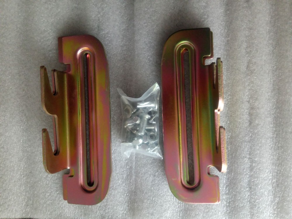 Bed Frame to Headboard or Footboard Attachment Kit 35 Down Hook Plates for Mirrors or Panels