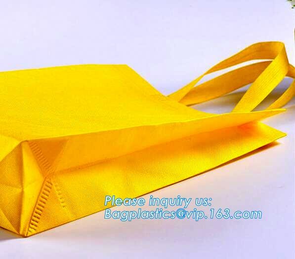 Customized Non Woven Shopping Bag Logo Printing Non Woven Bag With Tote, gift advertisement Reusable non woven shopping