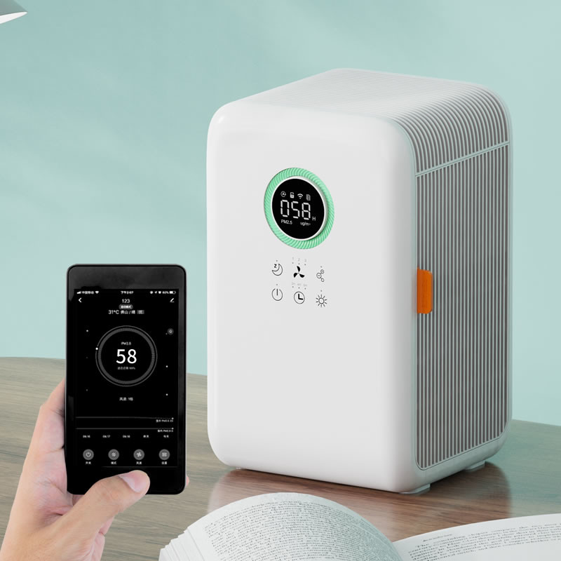 Eco Friendly Pet Air Purifier For Small Pet Shop 400ml Water Tank