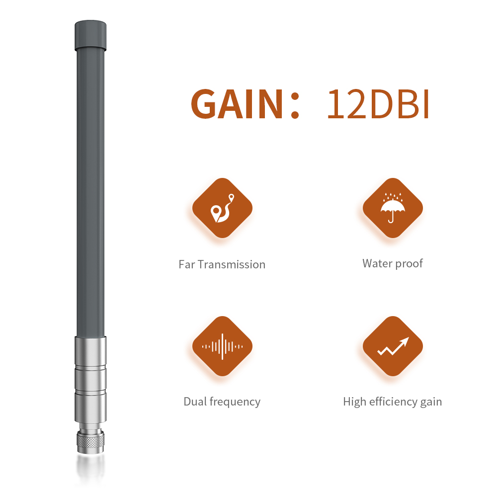 50 OHM Waterproof High Gain 868MHz 915MHz 6dBi Fiberglass Antenna LoRa Helium Antenna