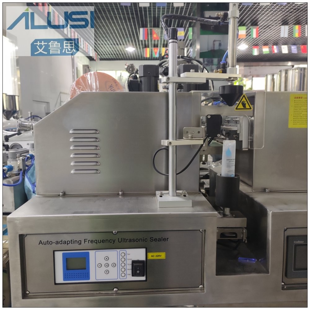 Semi Auto Ultrasonic Plastic Tube Sealing Machine Cosmetic Cream Toothpaste Tube Filler