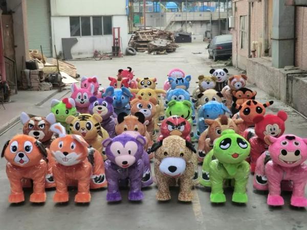 Promotion! Amusement entertainment rides animal control vehicle battery walking