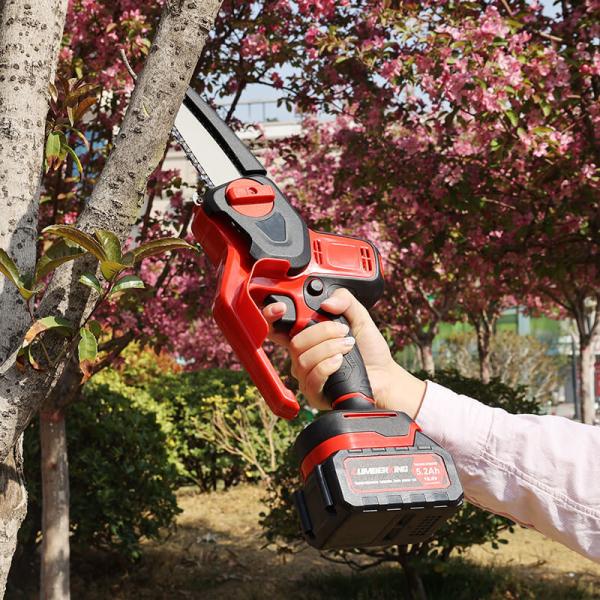 6 Inch Battery-powered Portable Rechargeable Mini Battery Powered Power Chainsaw