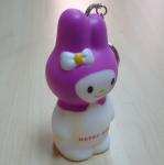 Eco - friendly cute rabbit soft PVC material for Holiday Decoration & Gift