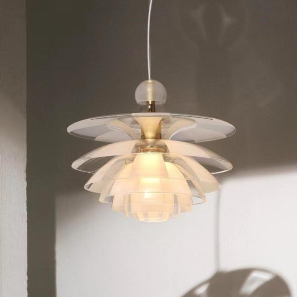 Denmark Designer Glass Pine Cones Pendant Light Modern Acrylic Hanging Lamps(WH
