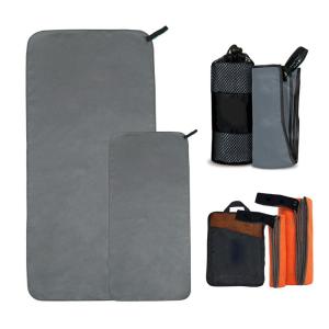  Gym Towel Microfiber Suede Sports Towel Custom Logo With Elastic Band Manufactures