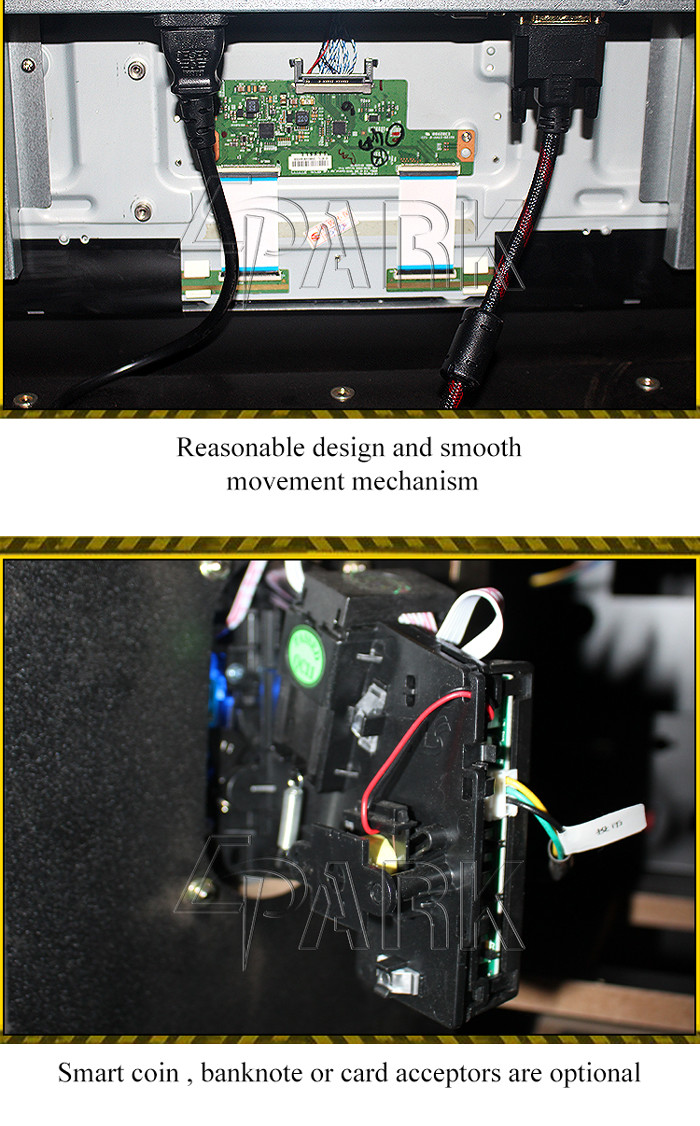 42 Inch Hot Selling Coin Operated Fun Game Machine EPARK Indoor Arcade Amusement 4D Shooting Game Machine