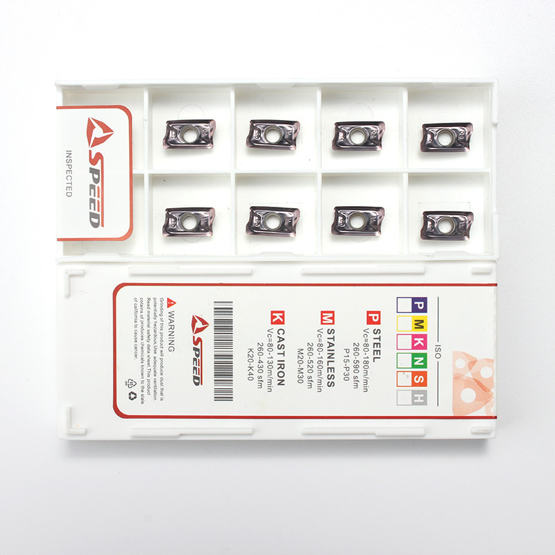 Aomt123608/180408 Aomt 123608/Aomt/Aomt123608 Peer-M Tungsten Carbide Cutting Tools CNC Milling Inserts